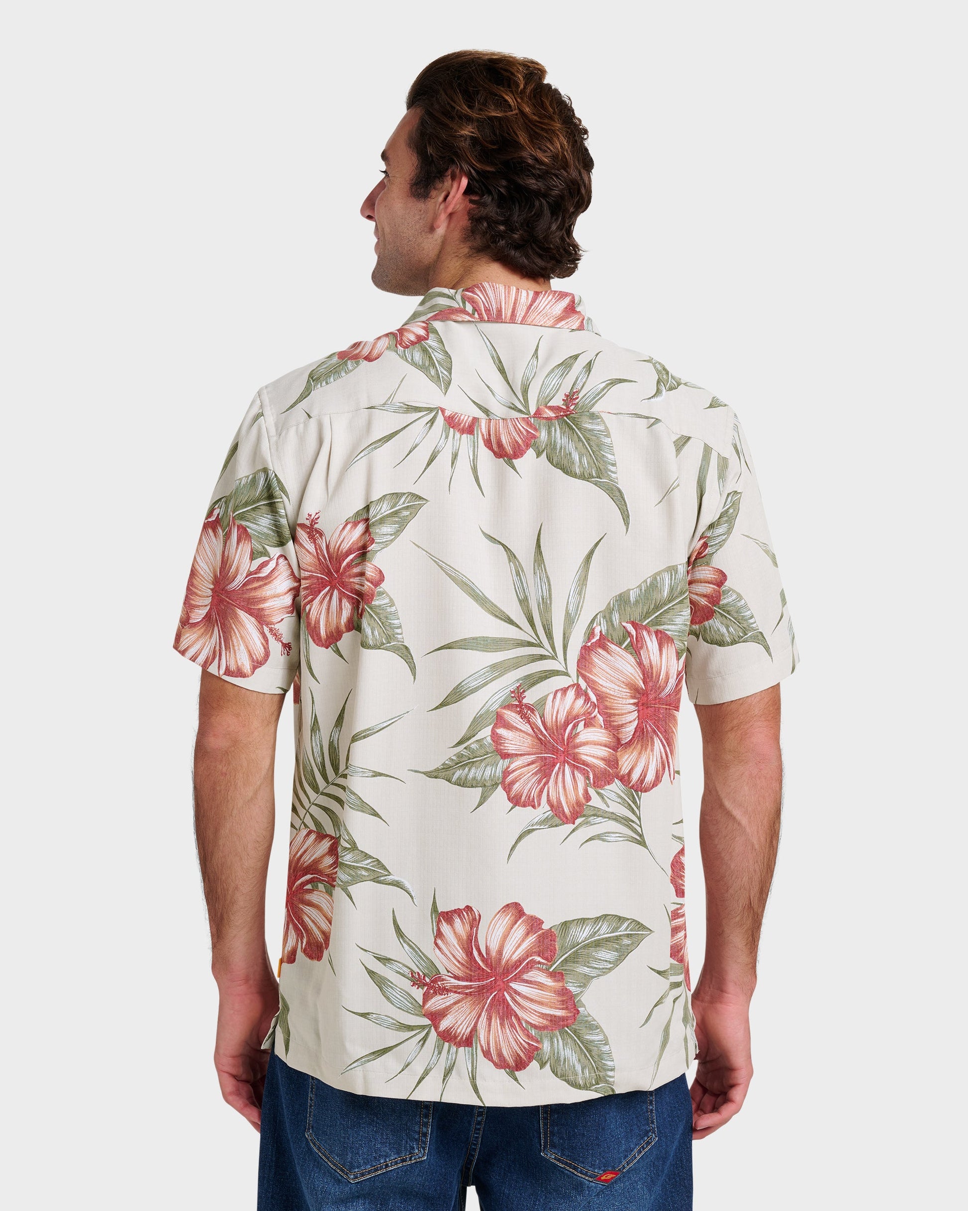 Waterman Tropical Dream Shirt - Moonbeam Quick Silver Moonbeam