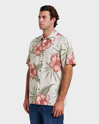 Waterman Tropical Dream Shirt - Moonbeam Quick Silver Moonbeam