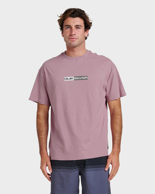 Saturn Tech Heavy Weight T-shirt - Elderberry Quick Silver Elderberry