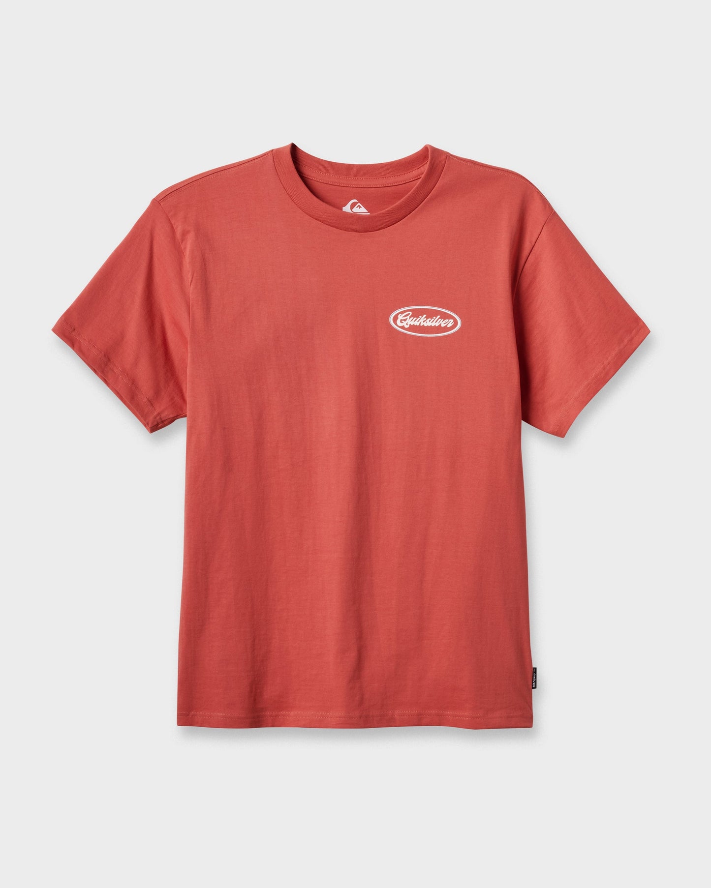 Mechanics Script Classic T-shirt - Mineral Red Quick Silver Mineral Red