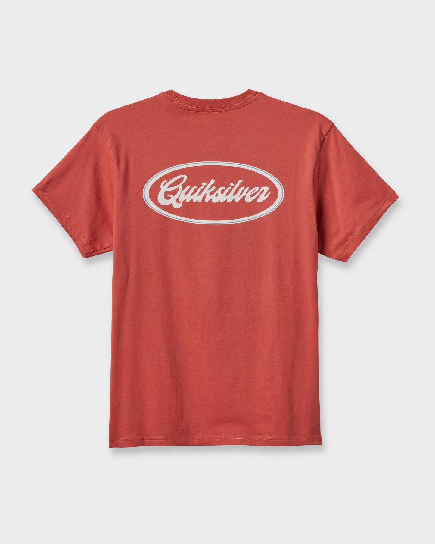 Mechanics Script Classic T-shirt - Mineral Red Quick Silver Mineral Red