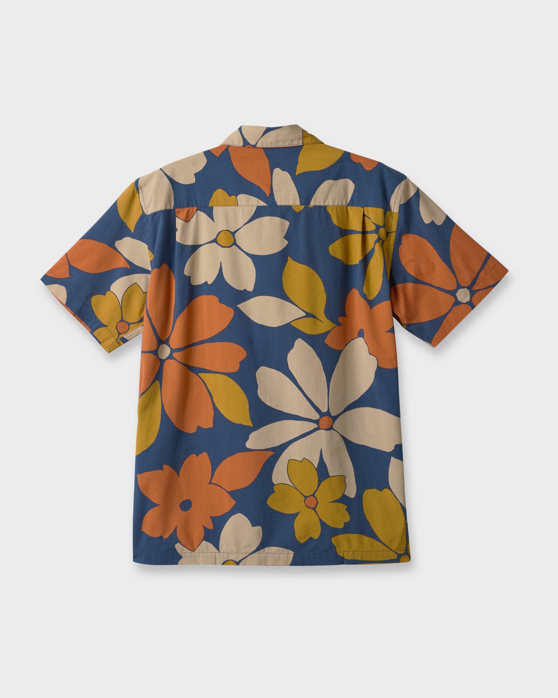 Waterman Flower Power Shirt - Sargasso Sea Quick Silver Sargasso Sea