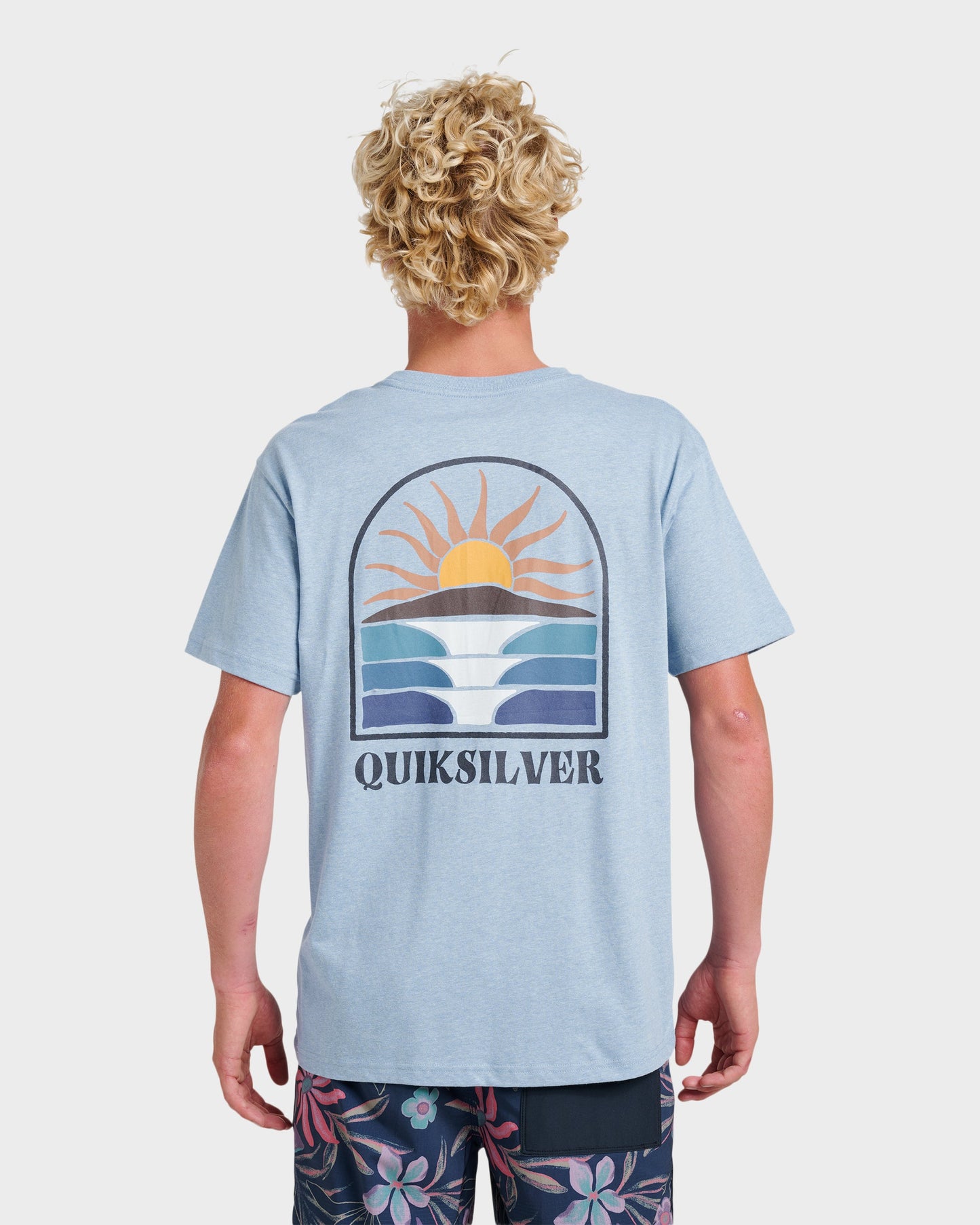 Dawn Patrol Classic T-shirt - Ashley Blue Heather Quick Silver Ashley Blue Heather