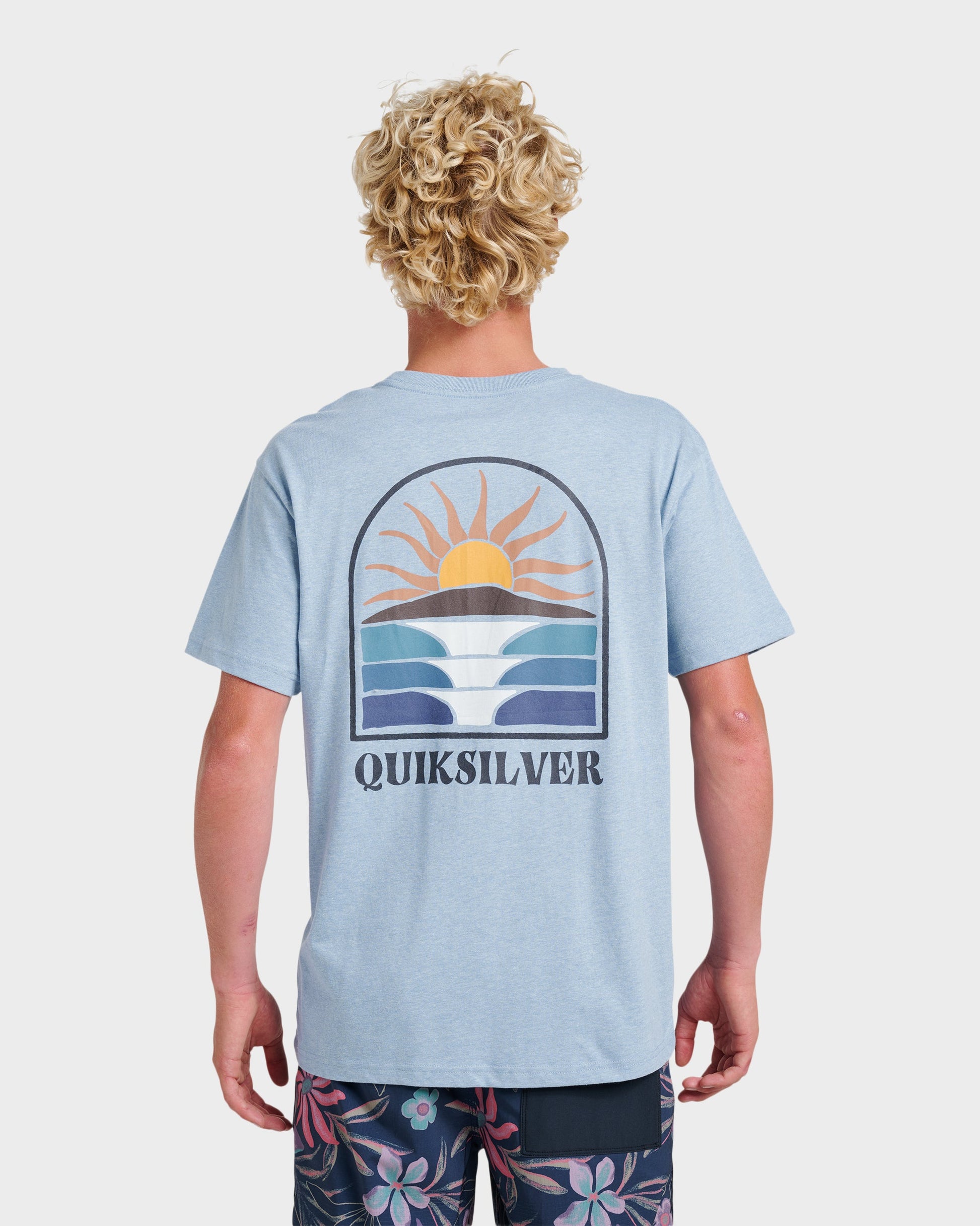 Dawn Patrol Classic T-shirt - Ashley Blue Heather Quick Silver Ashley Blue Heather