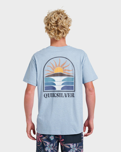 Dawn Patrol Classic T-shirt - Ashley Blue Heather Quick Silver Ashley Blue Heather