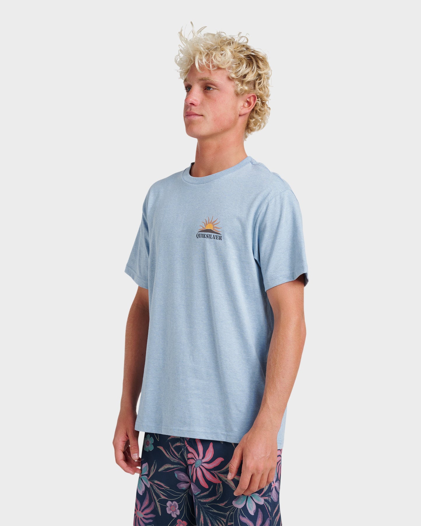 Dawn Patrol Classic T-shirt - Ashley Blue Heather Quick Silver Ashley Blue Heather