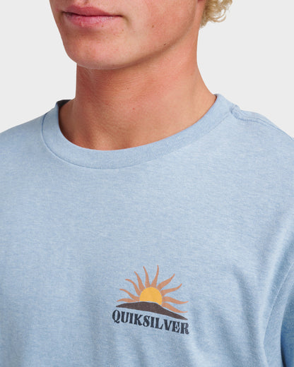 Dawn Patrol Classic T-shirt - Ashley Blue Heather Quick Silver Ashley Blue Heather