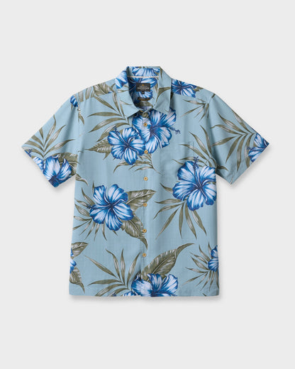 Waterman Tropical Dream Shirt - Sterling Blue Quick Silver Sterling Blue