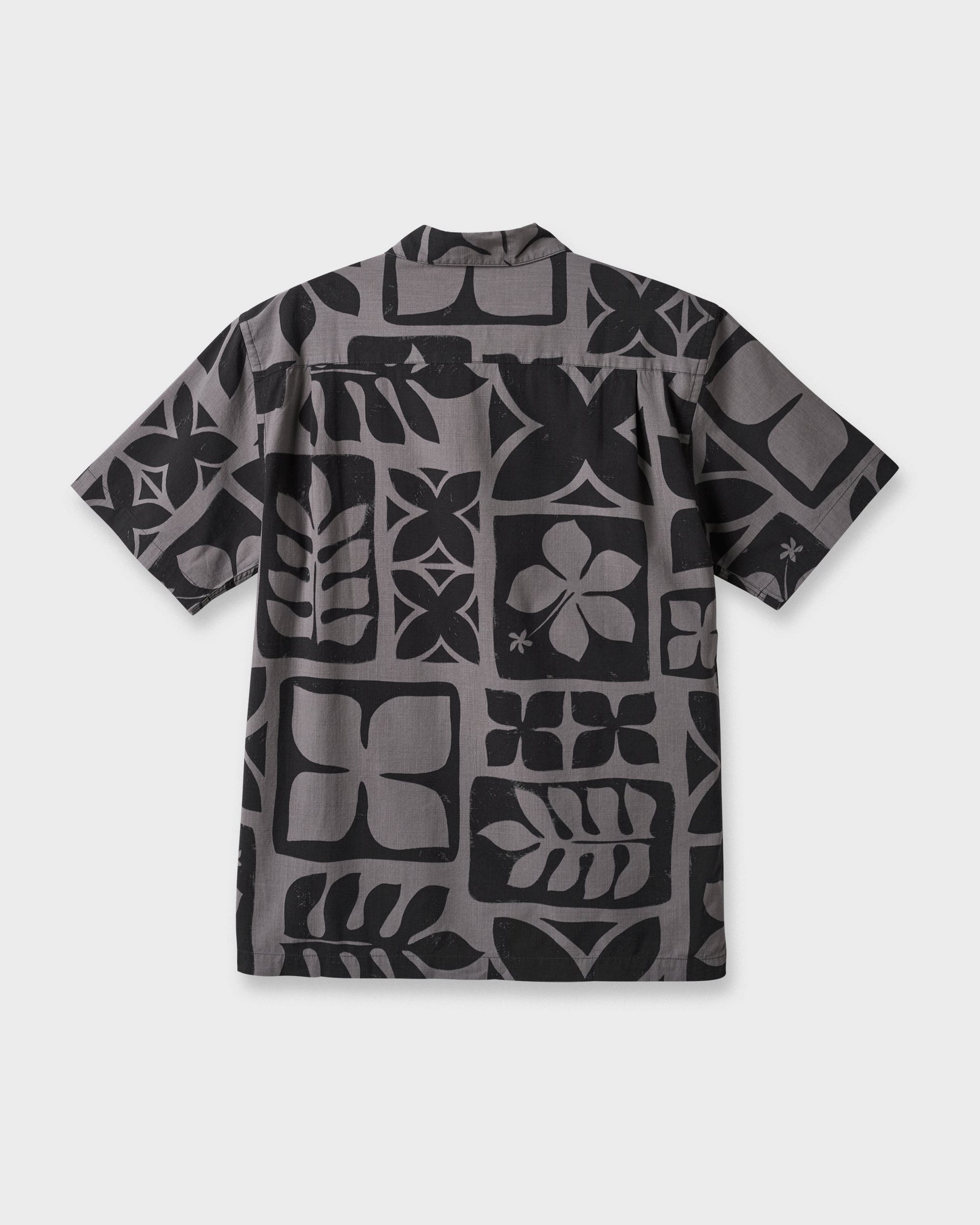 Waterman Tiki Island Shirt - Phantom Quick Silver Phantom