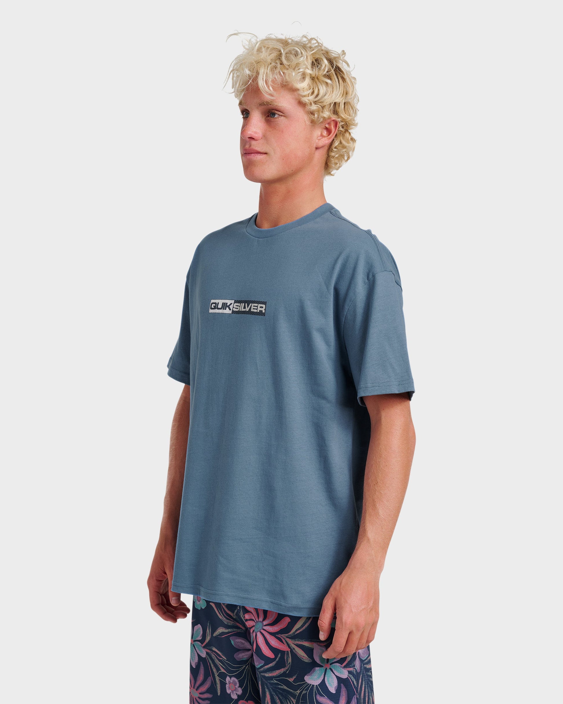 Saturn Tech Heavy Weight T-shirt - China Blue Quick Silver China Blue