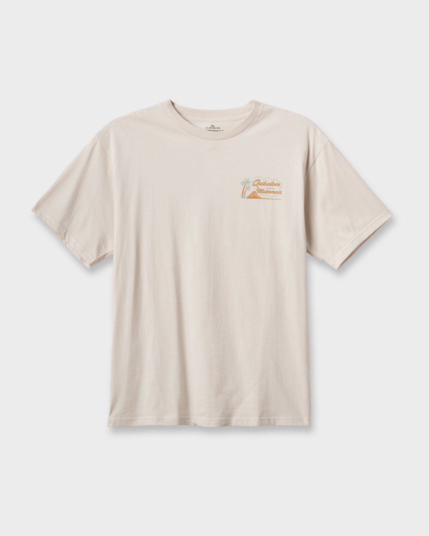 Waterman Tropic Island Classic T-shirt - Moonbeam Quick Silver Moonbeam
