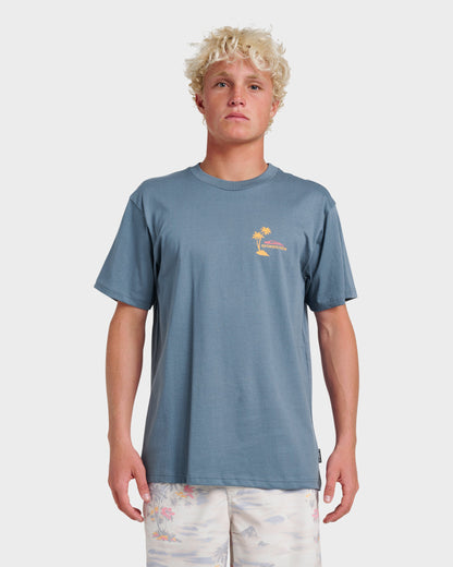 Tropical Surf Classic T-shirt - China Blue Quick Silver China Blue