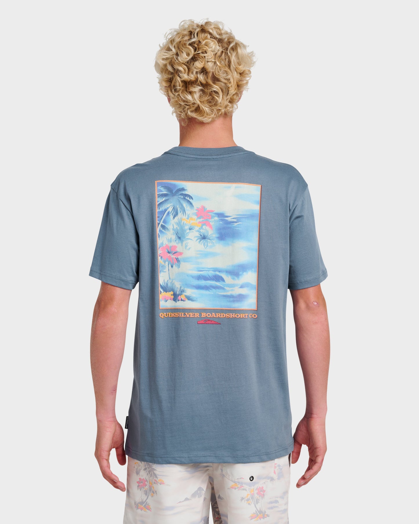 Tropical Surf Classic T-shirt - China Blue Quick Silver China Blue