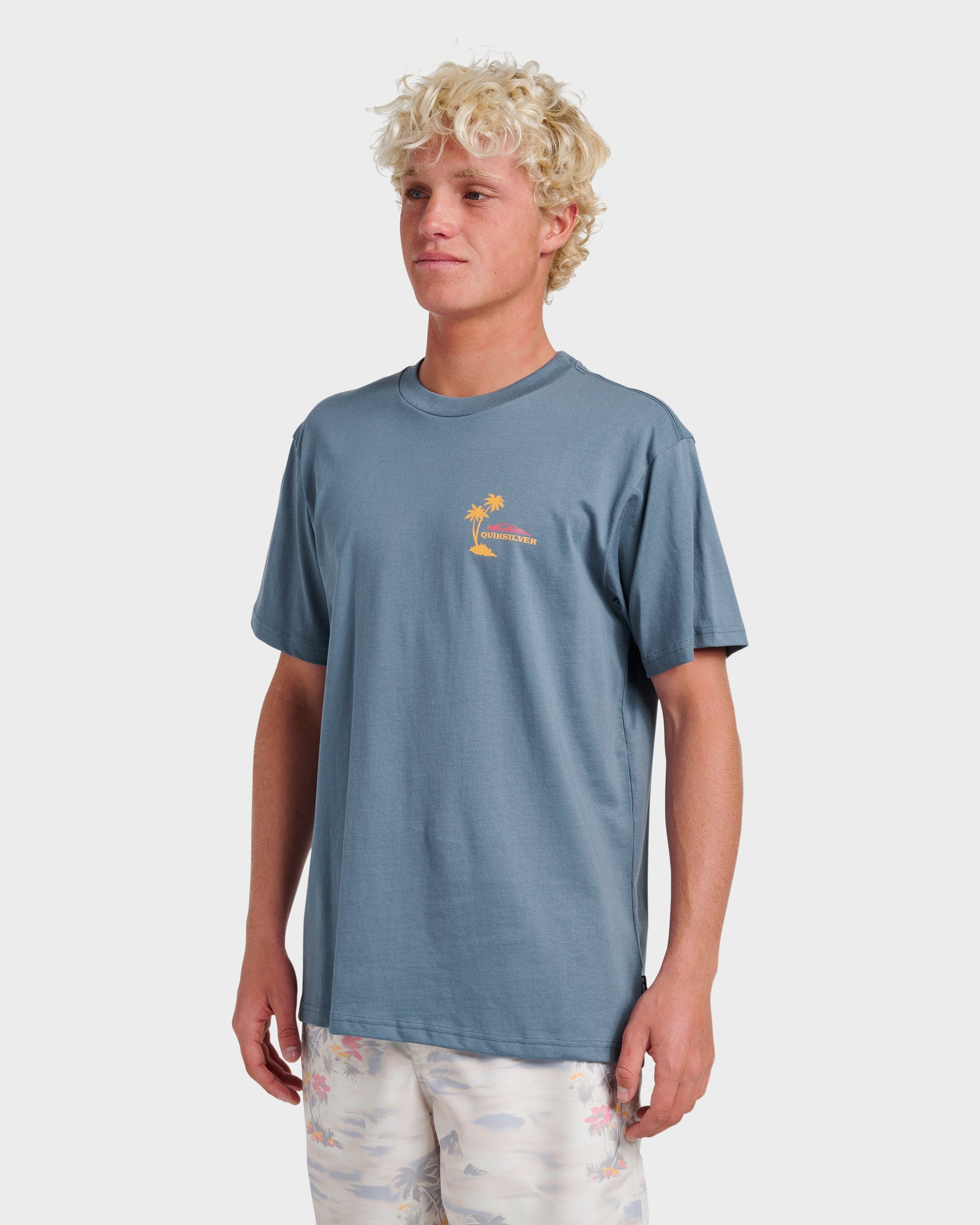 Tropical Surf Classic T-shirt - China Blue Quick Silver China Blue