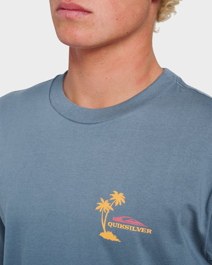 Tropical Surf Classic T-shirt - China Blue Quick Silver China Blue