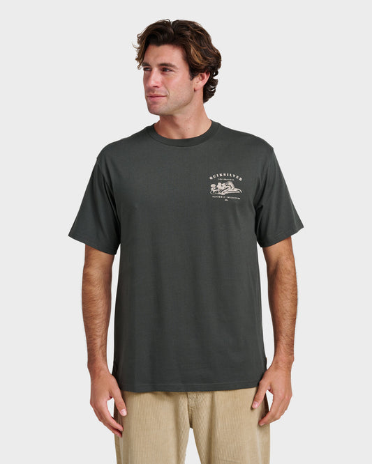 Waterman Planer Classic T-shirt - Phantom Quick Silver Phantom