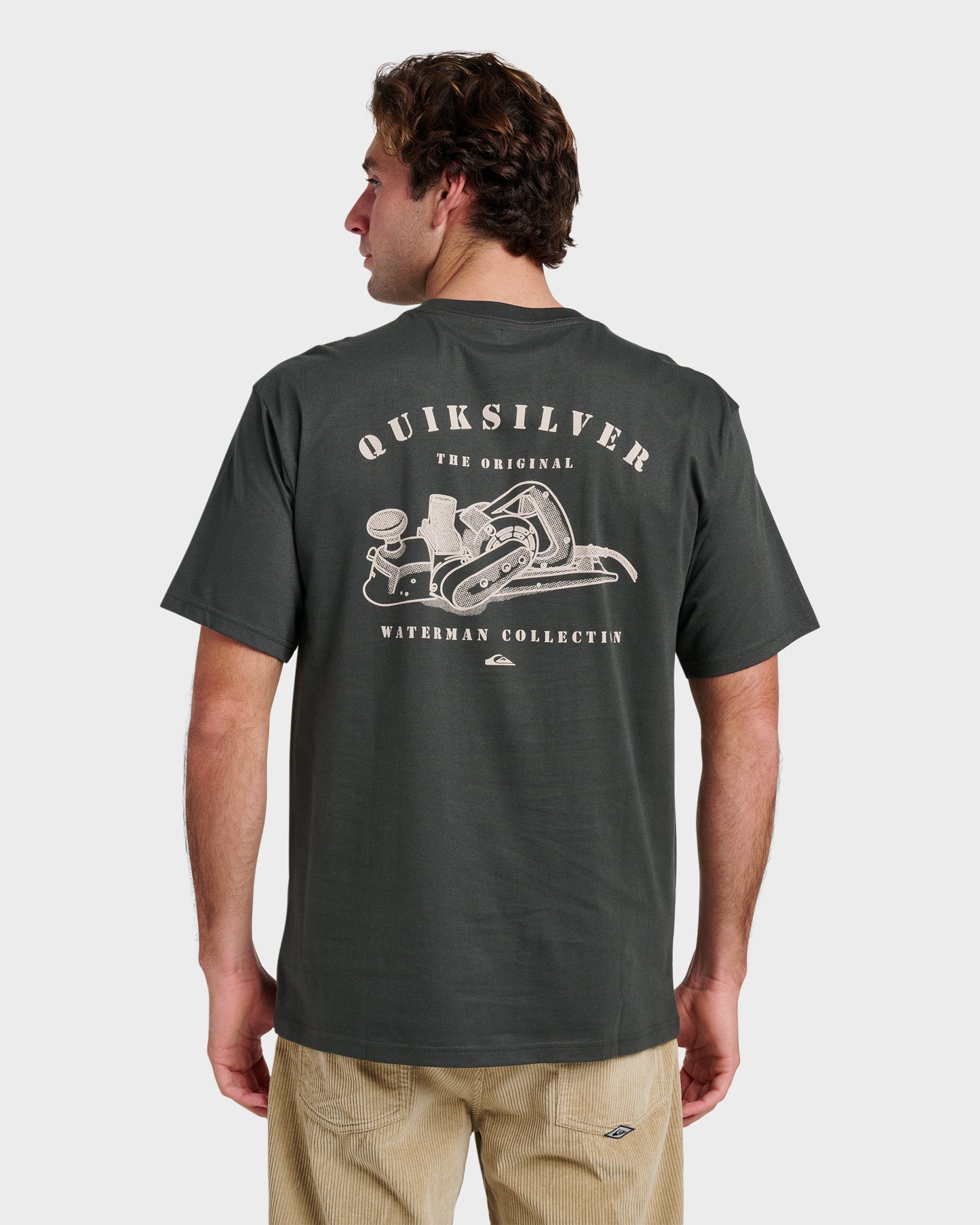 Waterman Planer Classic T-shirt - Phantom Quick Silver Phantom