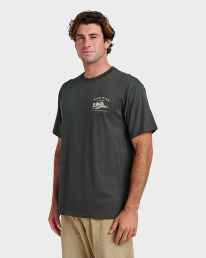 Waterman Planer Classic T-shirt - Phantom Quick Silver Phantom