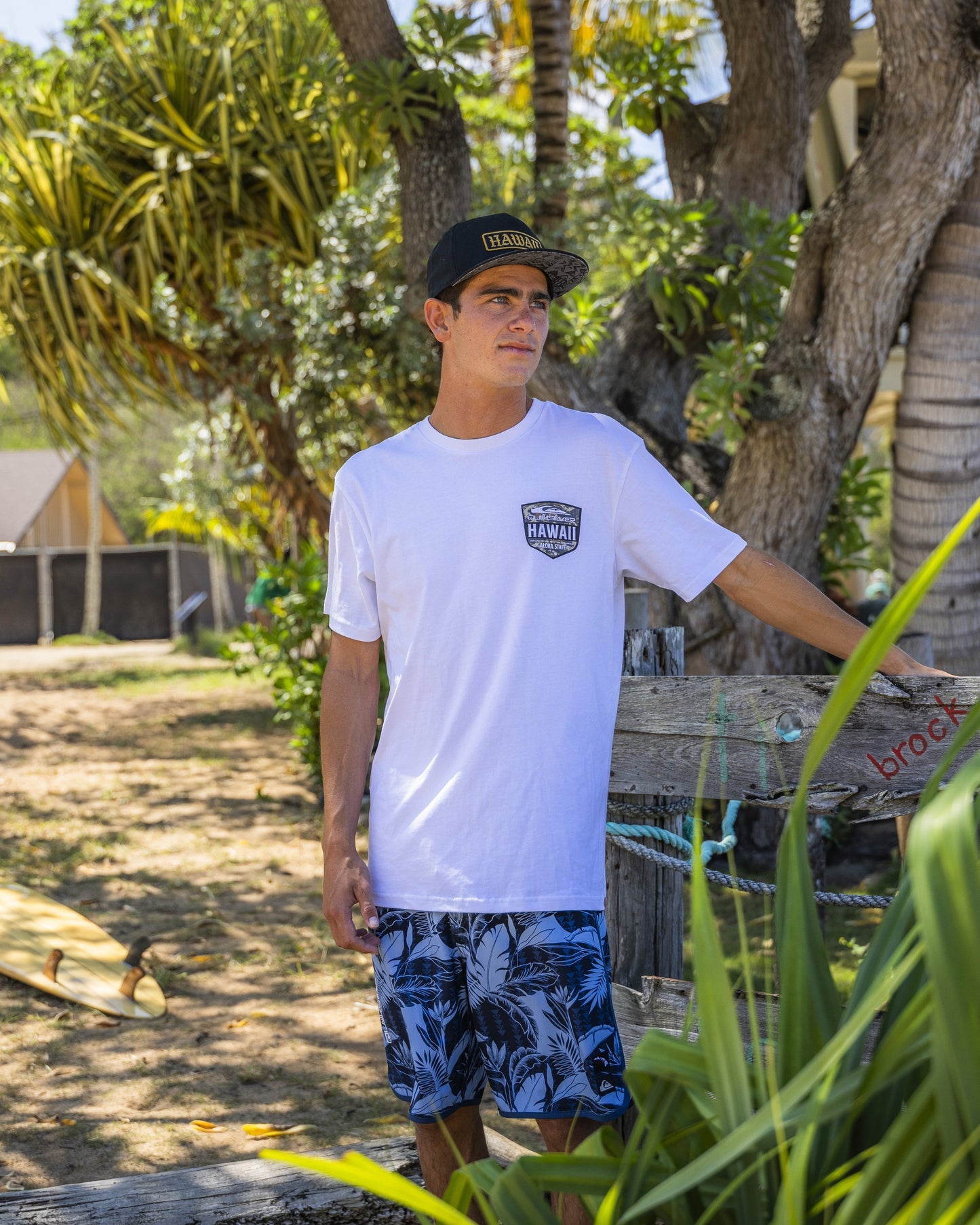 Hi Shield Classic T-shirt - White Quick Silver White