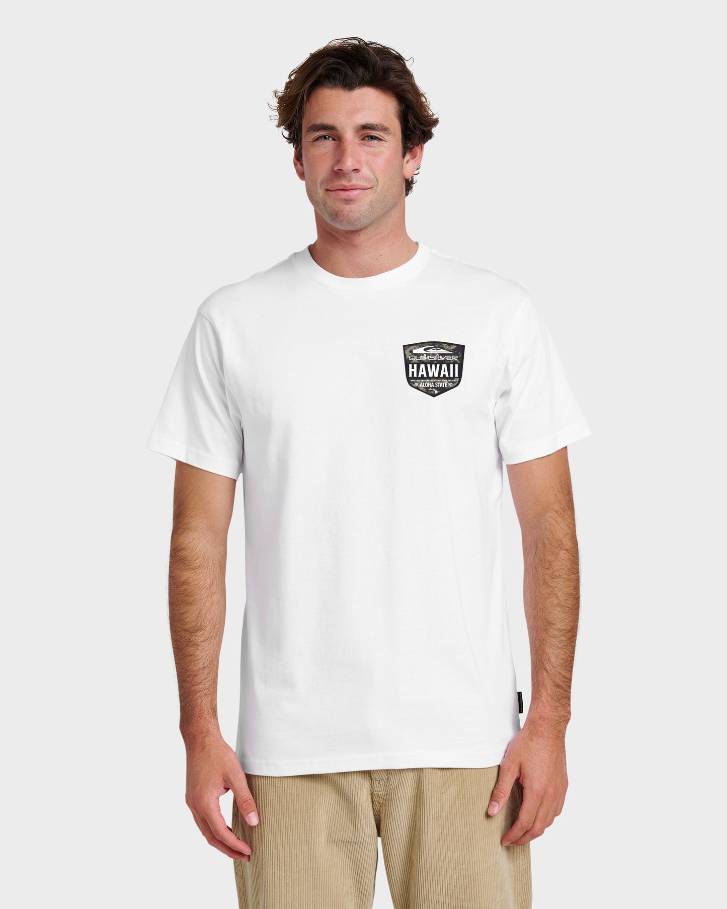 Hi Shield Classic T-shirt - White Quick Silver White