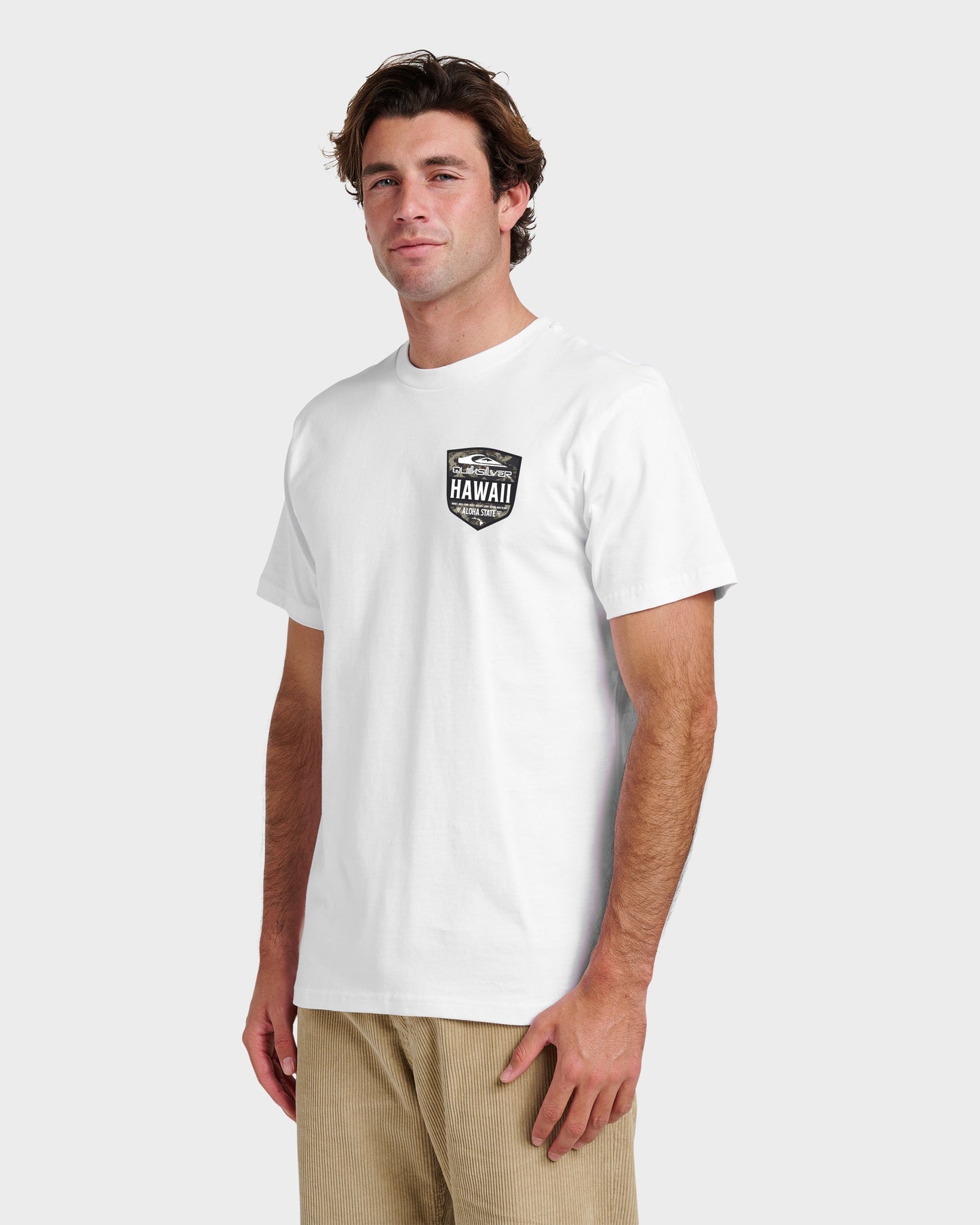 Hi Shield Classic T-shirt - White Quick Silver White