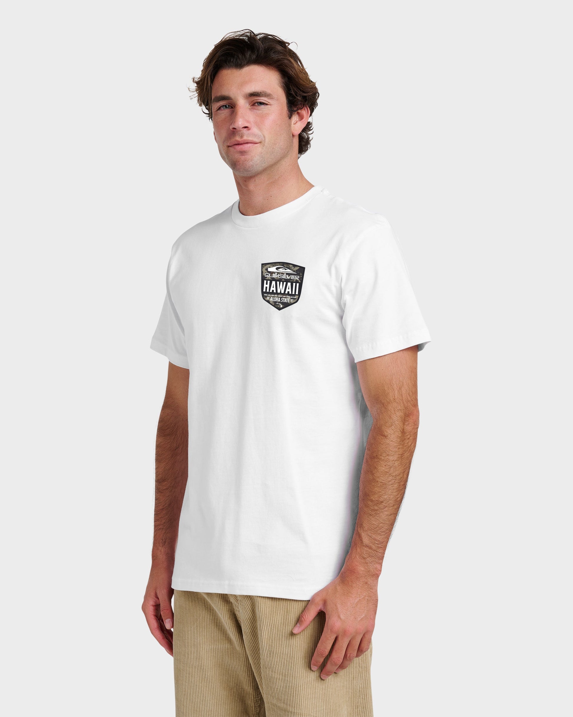 Hi Shield Classic T-shirt - White Quick Silver White