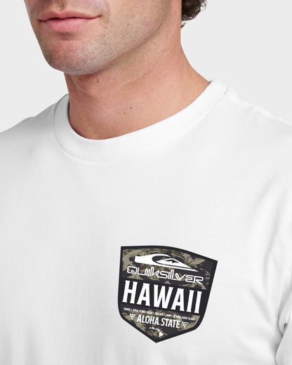 Hi Shield Classic T-shirt - White Quick Silver White