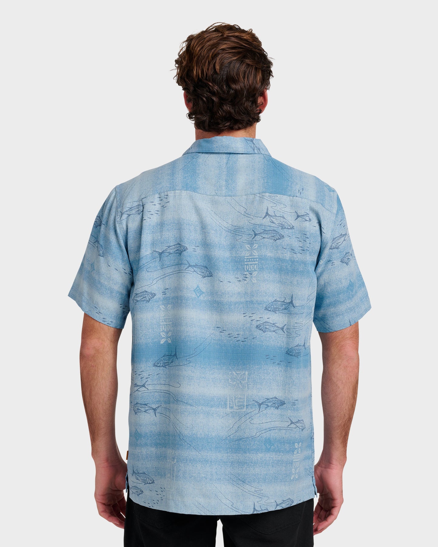 Waterman Go Fish Shirt - Sterling Blue Quick Silver Sterling Blue