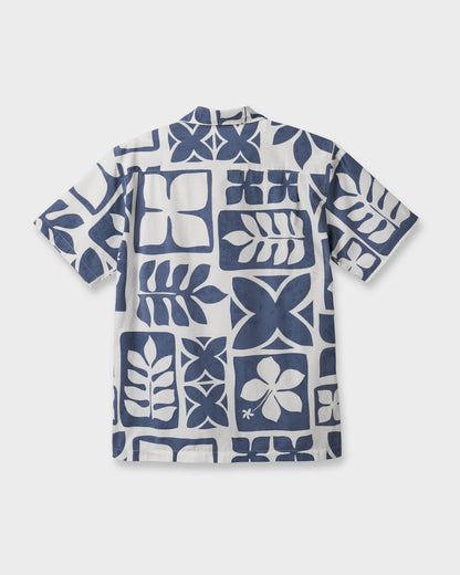 Waterman Tiki Island Shirt - Flint Stone Quick Silver Flint Stone