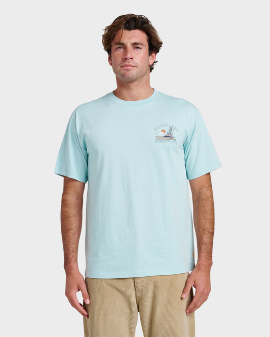 Waterman The Rig Classic T-shirt - Sterling Blue Quick Silver Sterling Blue