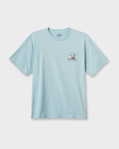 Waterman The Rig Classic T-shirt - Sterling Blue Quick Silver Sterling Blue