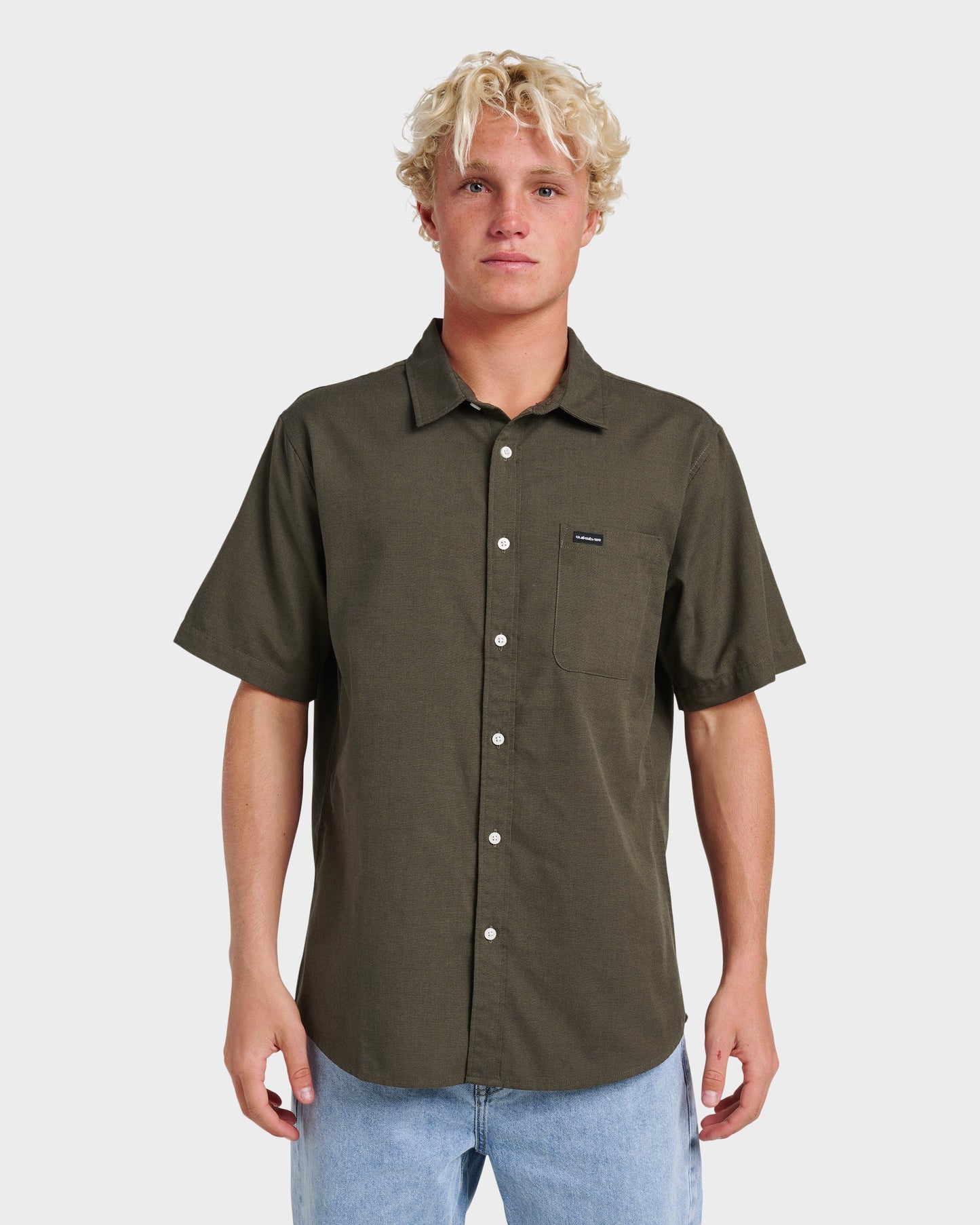 Shoreline Classic Short Sleeve Shirt - Grape Leaf Quick Silver Grape Leaf