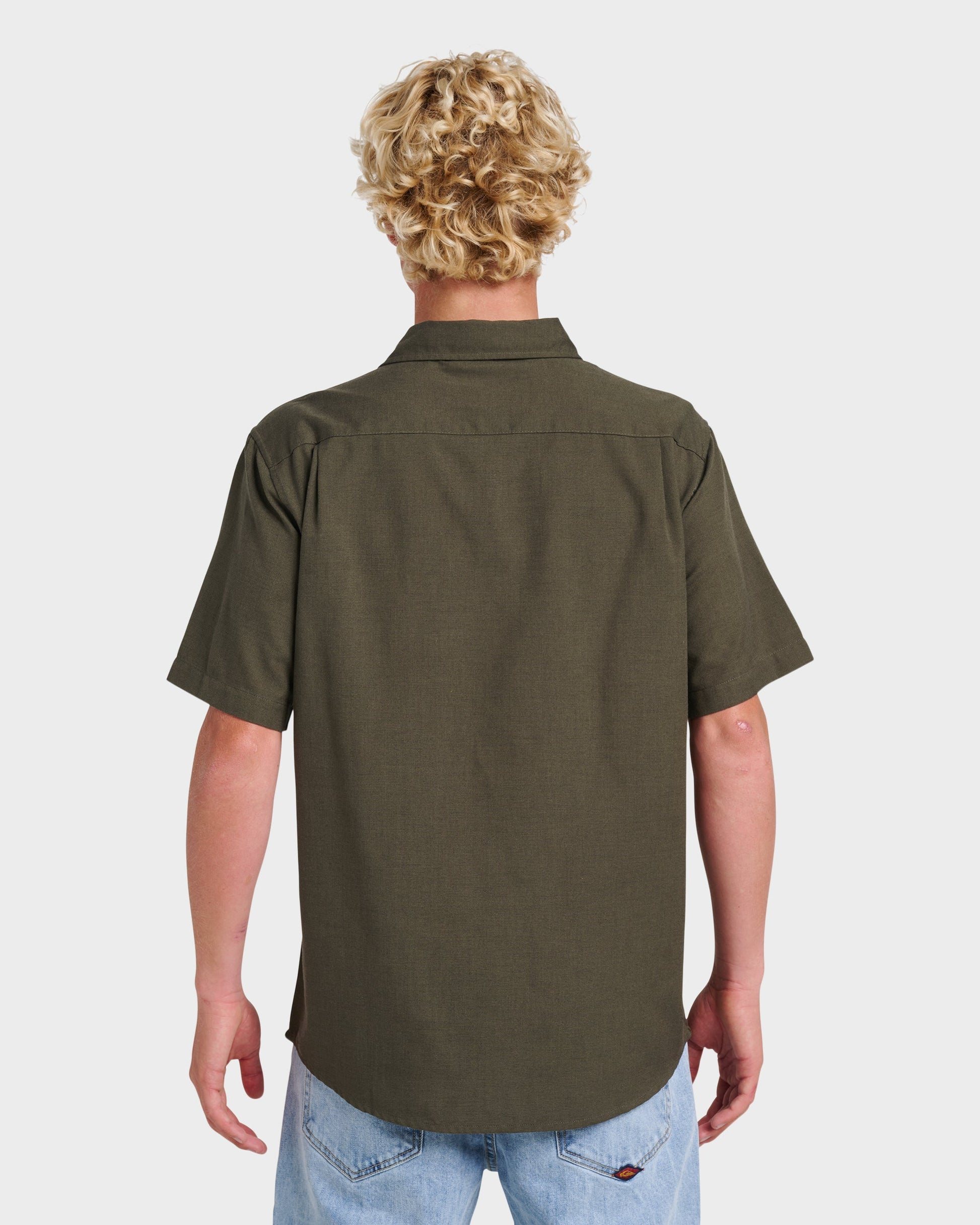 Shoreline Classic Short Sleeve Shirt - Grape Leaf Quick Silver Grape Leaf