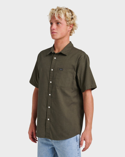 Shoreline Classic Short Sleeve Shirt - Grape Leaf Quick Silver Grape Leaf