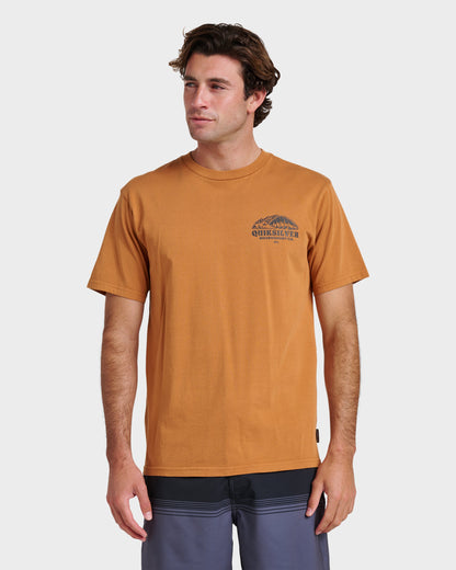 Going Leftpigment Dye T-Shirt - Almond Quick Silver Almond