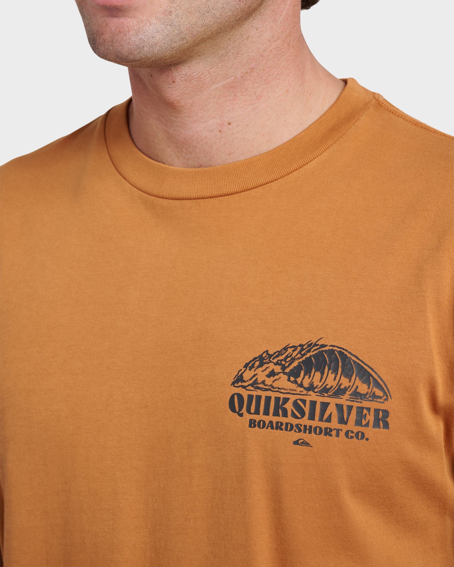 Going Leftpigment Dye T-Shirt - Almond Quick Silver Almond