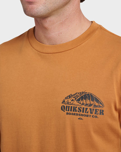 Going Leftpigment Dye T-Shirt - Almond Quick Silver Almond