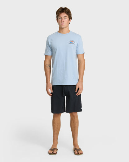 Ca Peelers T-Shirt - Ashley Blue Quick Silver Ashley Blue
