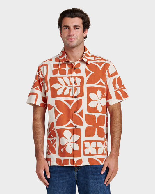 Waterman Tiki Island Shirt - Hot Sauce Quick Silver Hot Sauce