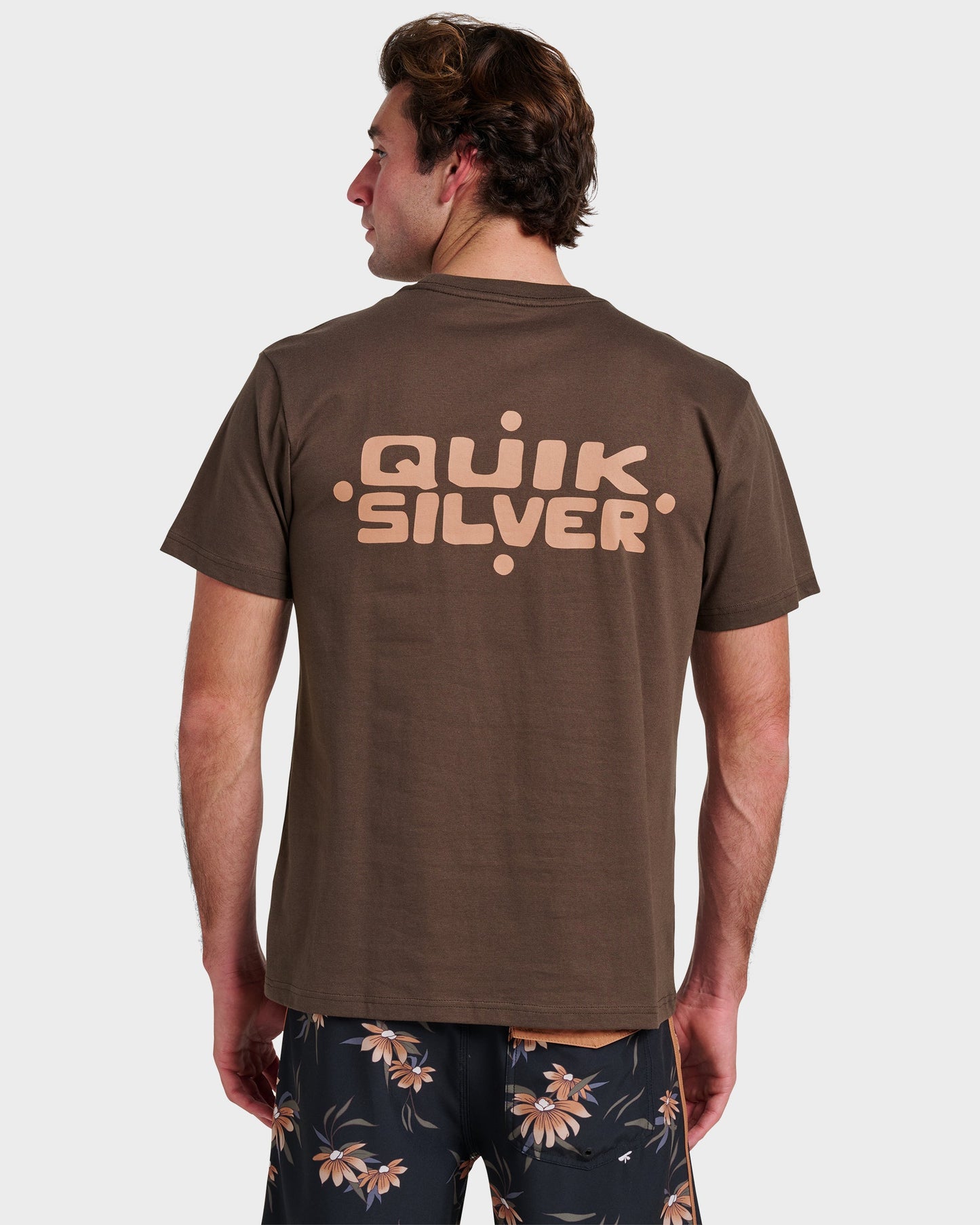 Primitive Scripture Classic T-shirt - Chocolate Brown Quick Silver Chocolate Brown