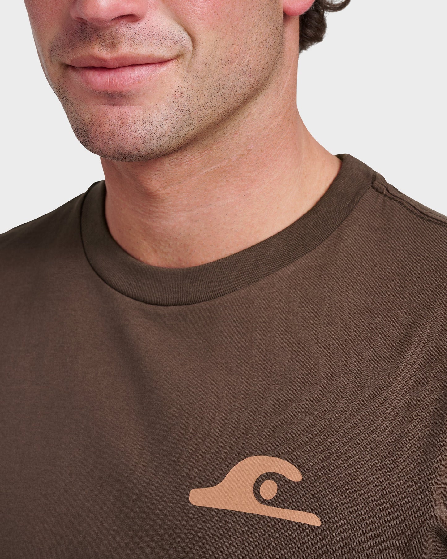 Primitive Scripture Classic T-shirt - Chocolate Brown Quick Silver Chocolate Brown