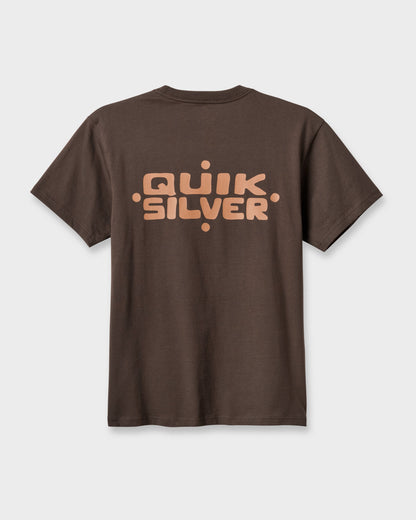 Primitive Scripture Classic T-shirt - Chocolate Brown Quick Silver Chocolate Brown