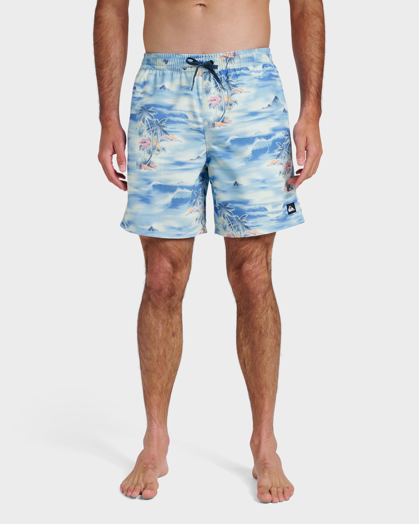 Everyday Tropical Surf 17" Swim Trunks - Total Eclipse Quick Silver Total Eclipse