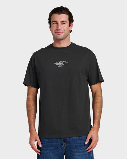 Stretch Tribal Mercury T-Shirt - Black Quick Silver Black