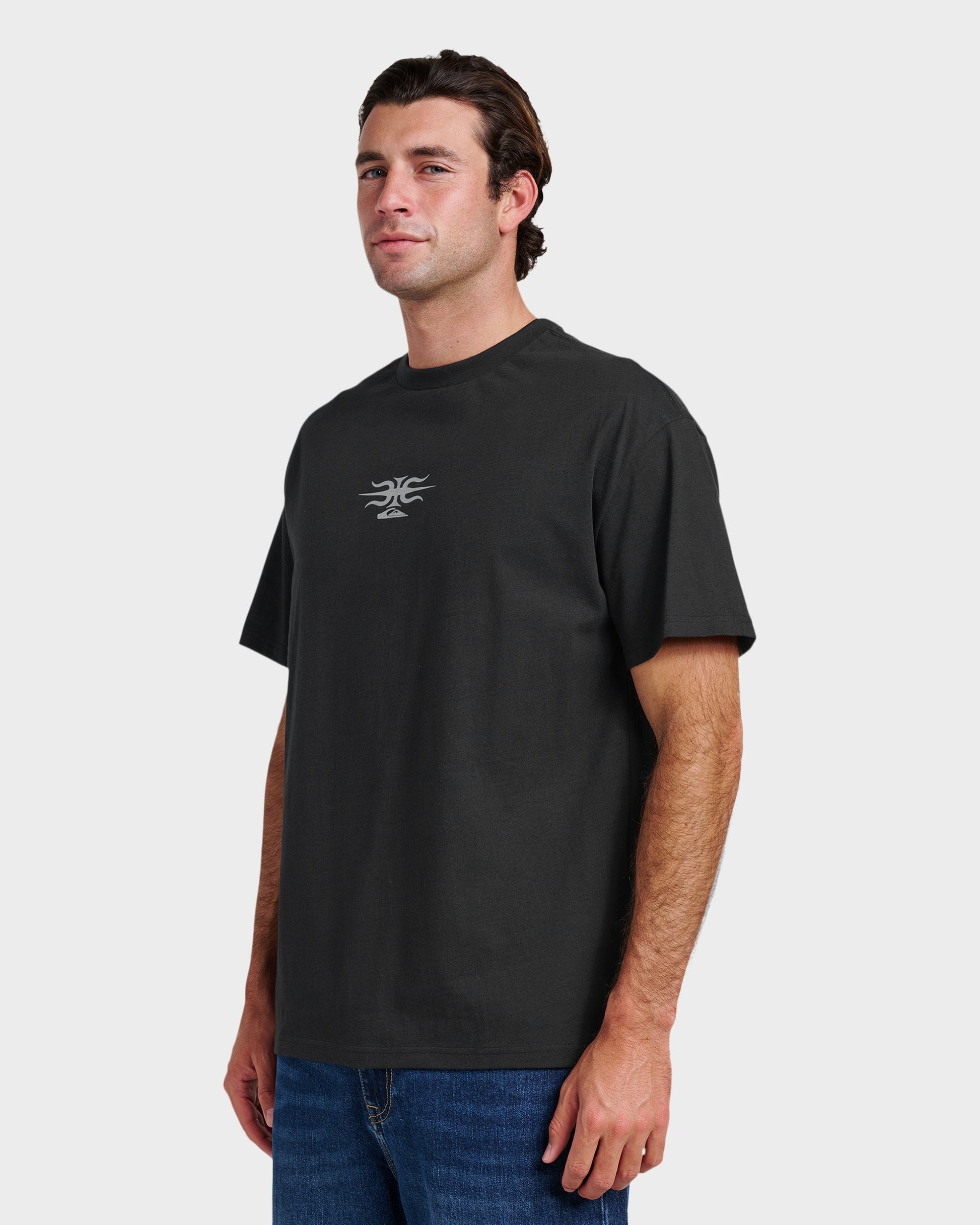 Stretch Tribal Mercury T-Shirt - Black Quick Silver Black
