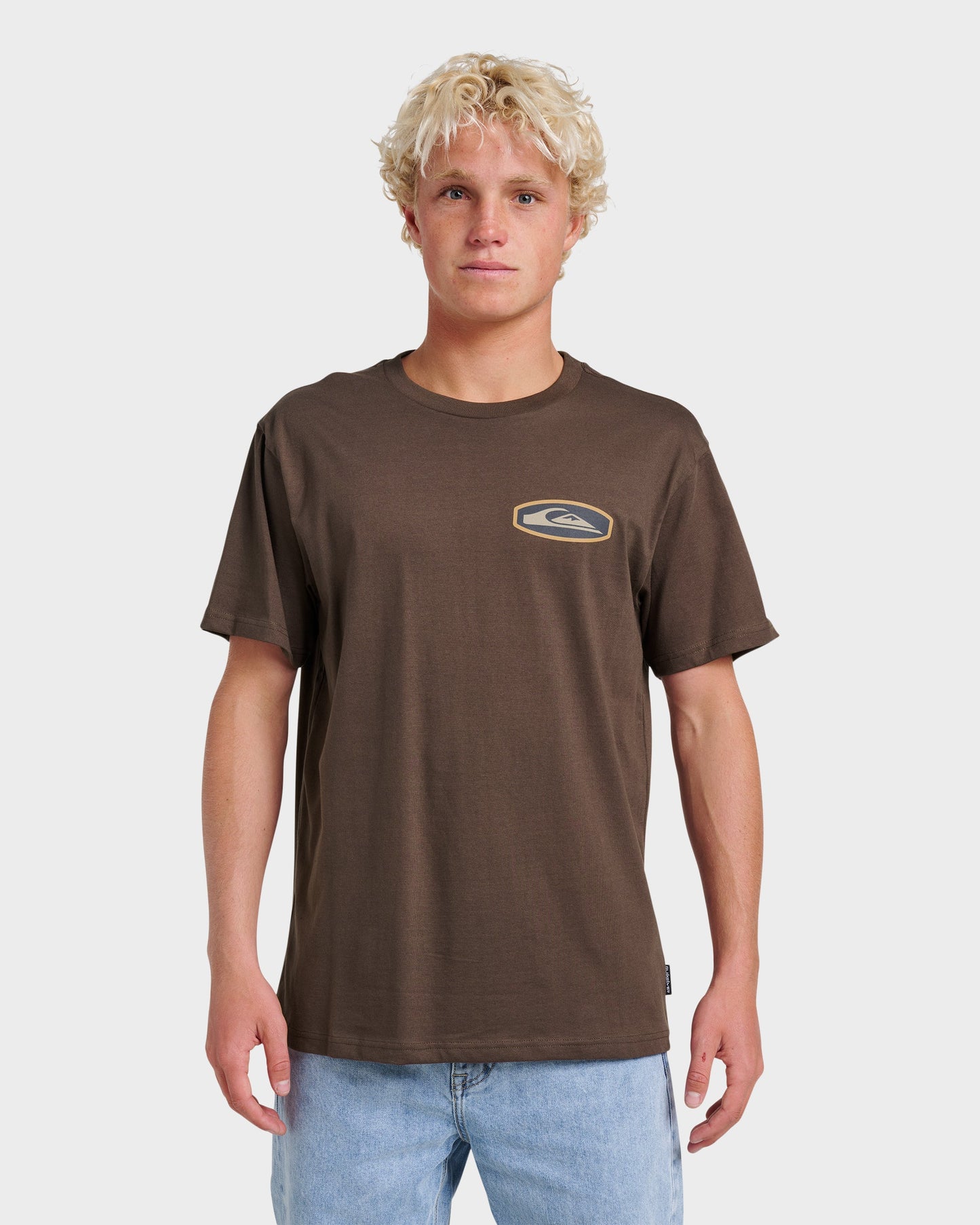 Stadium Emblem Classic T-shirt - Chocolate Brown Quick Silver Chocolate Brown