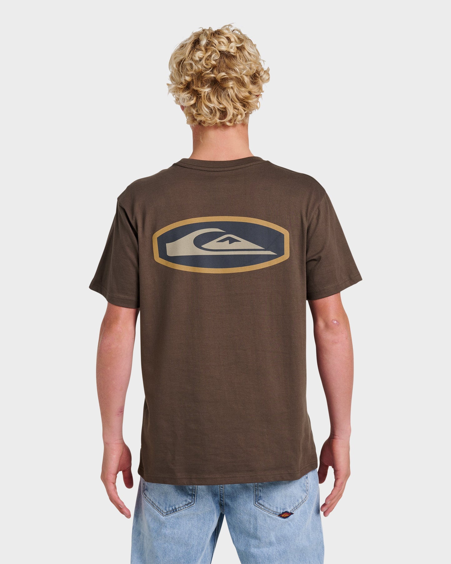 Stadium Emblem Classic T-shirt - Chocolate Brown Quick Silver Chocolate Brown