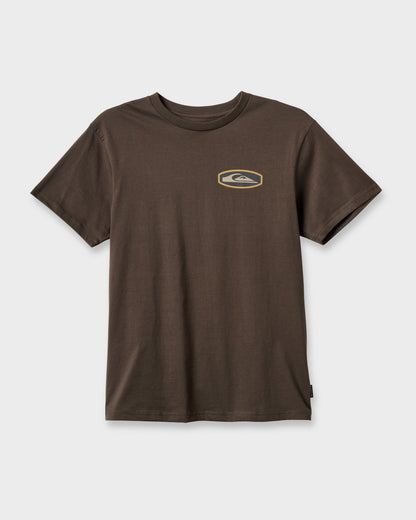 Stadium Emblem Classic T-shirt - Chocolate Brown Quick Silver Chocolate Brown