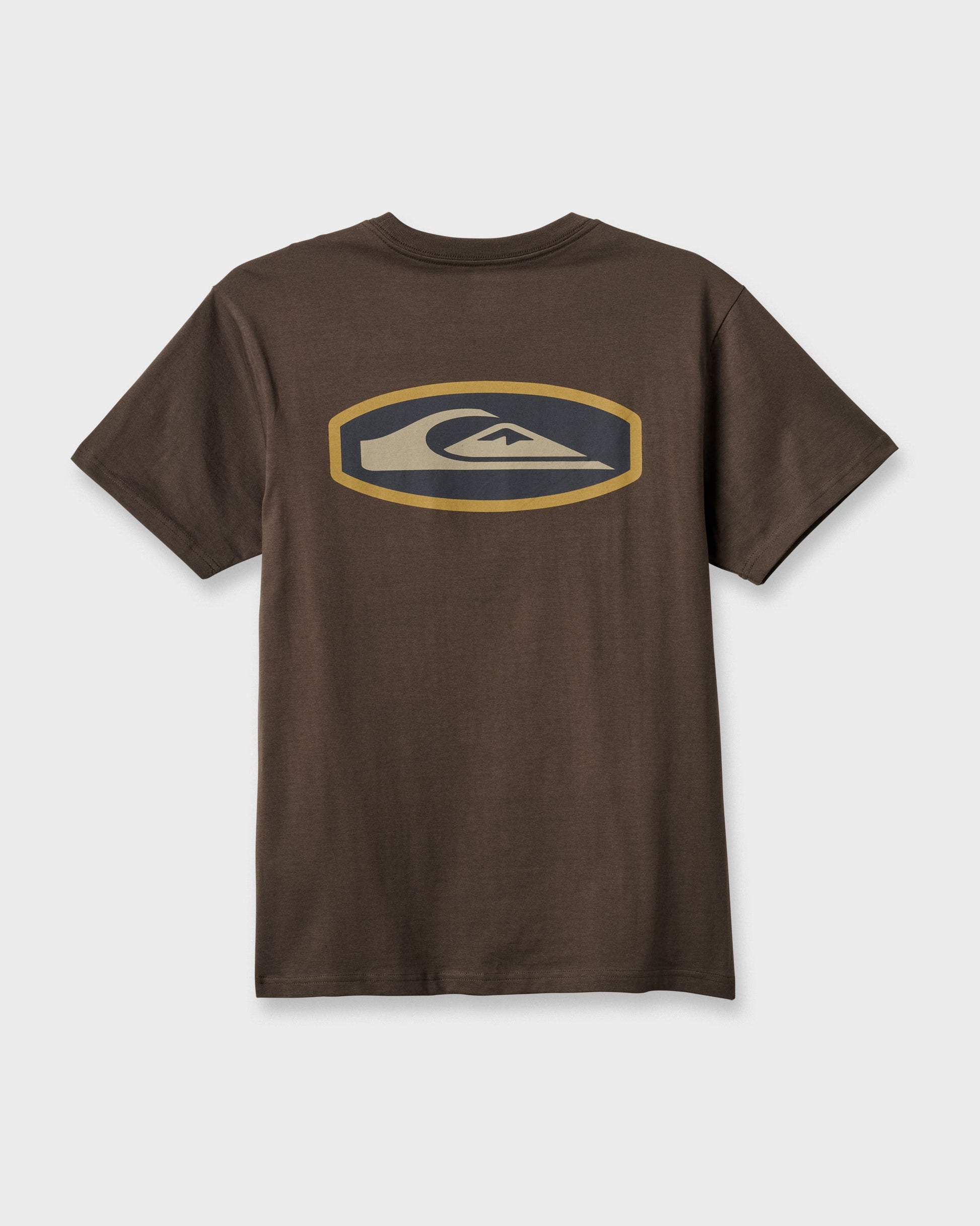 Stadium Emblem Classic T-shirt - Chocolate Brown Quick Silver Chocolate Brown