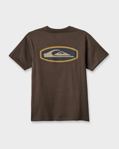 Stadium Emblem Classic T-shirt - Chocolate Brown Quick Silver Chocolate Brown